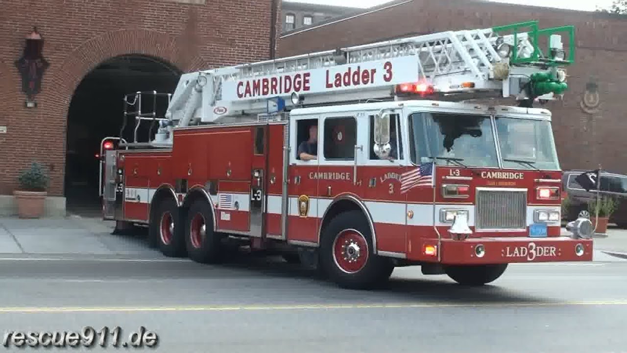 Ladder 3 Cambridge Fire Department YouTube