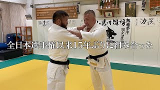 全日本選手権決勝以来、15年ぶりに鈴木桂治と石井慧が組み合った日
