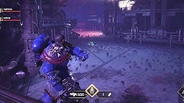 The developers knew how satisfying this would be... Space Marine 2