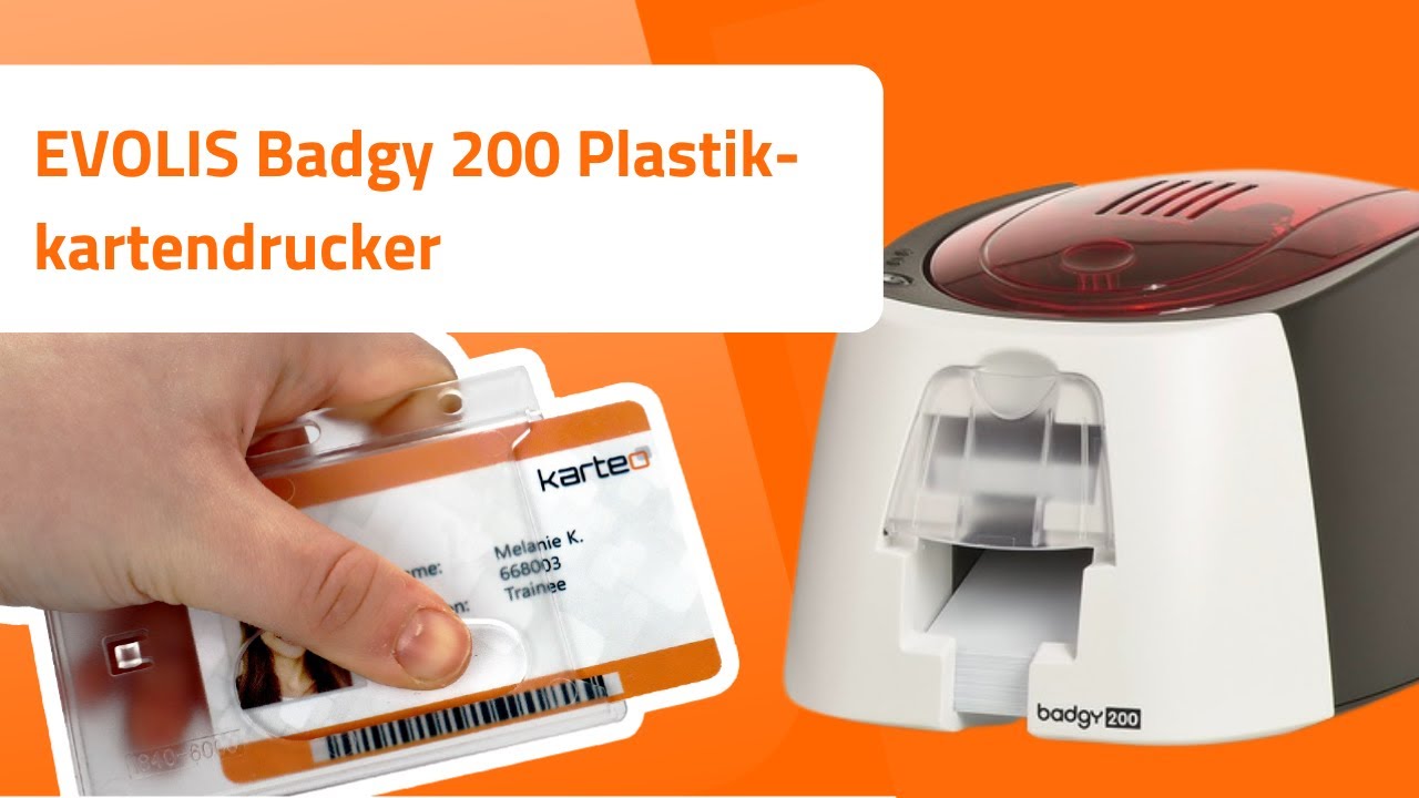 EVOLIS Badgy 200 Plastikkartendrucker - Produktvorstellung - Karteo.de