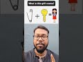 What is this girl's name? #puzzle #challenge #girl #reels #shorts