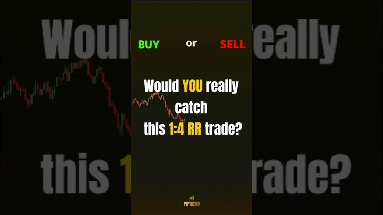 Buy or Sell? How to catch an easy 1:4 RR trade  