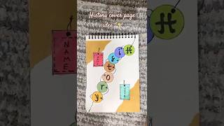 Simple and easy front page idea 💡
