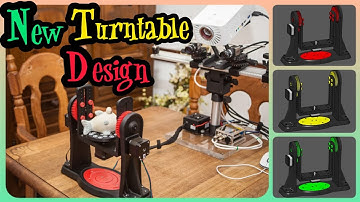 Two Axis Fari Turntable for 3D scanner