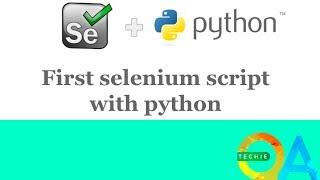 Selenium script with python || python automation