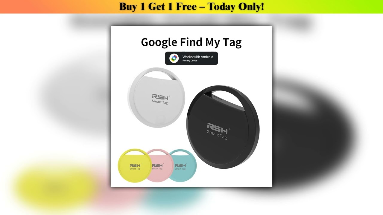 Exclusive RSH Brand Genuine Bluetooth GPS Tracker For Android Phones Work With Google Find My App P