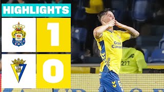 Ud Las Palmas 1 - 0 Cádiz Cf Resumen Laliga Hypermotion