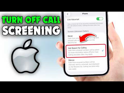 How to Turn Off Call Screening on iPhone - New Update