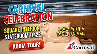 Is a Square Interior Worth It? Carnival Celebration Stateroom 11422 Tour