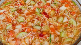 CARA BUAT ASINAN SAYUR YANG ENAK, SEGAR, BIKIN KETAGIHAN!