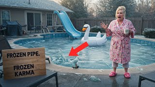 Karen Re-Routed My Water Line to Her Pool — So I Froze It Solid at Dawn!! Entitled People Reddit