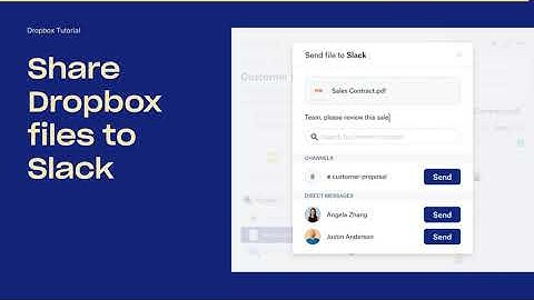 Share Dropbox files to Slack | Dropbox Tutorials | Dropbox