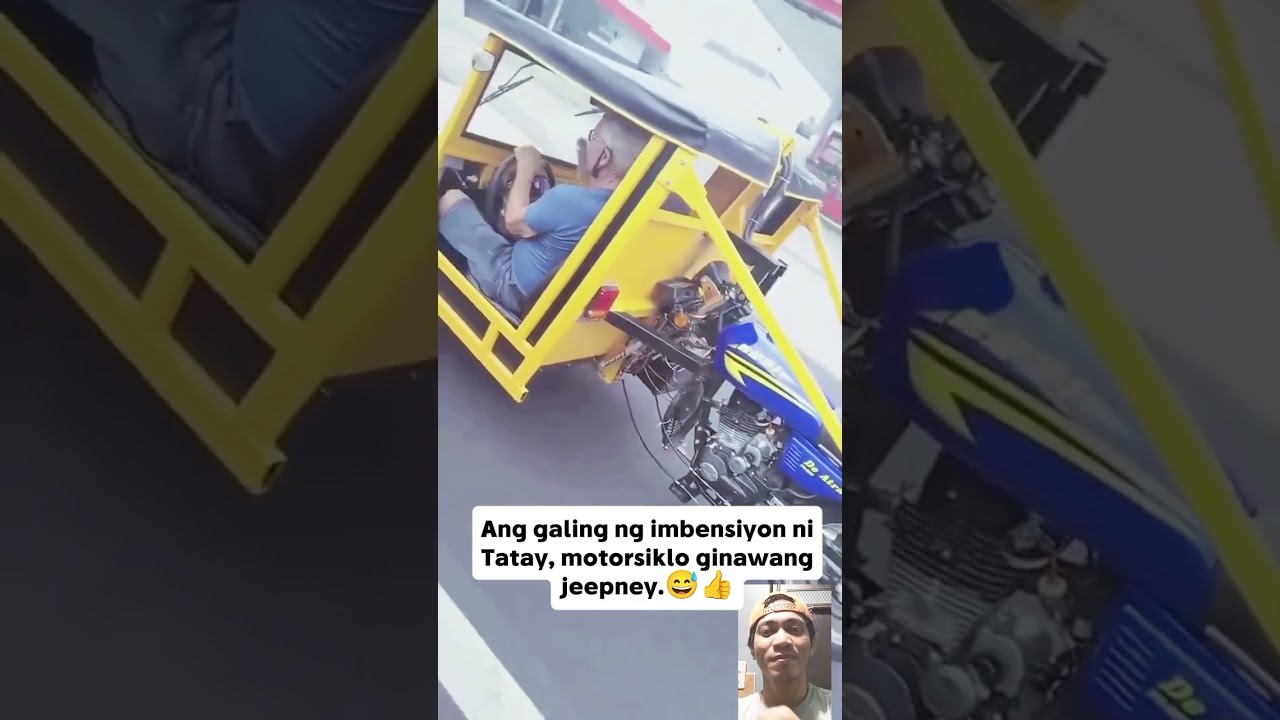 Motorsiklo na Ginawang Jeepney. #ideas #ctto #modified #jeepney #reactionvideo #short