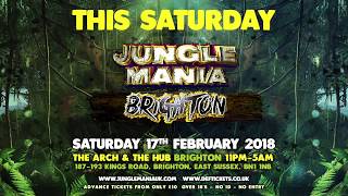 Jungle Mania Brighton - Sat 17 Feb 2018 @ The Arch (Advert)