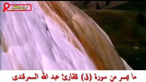 تلاوة خاشعة للقارئ عبد الله السمرقندي | ما تيسر من سورة ق ❤️ #كلام_يحبه_قلبك ❤️