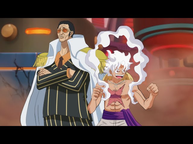 Reação de Luffy após Kizaru se aliar aos Mugiwaras e sair da marinha em One Piece 1114 class=