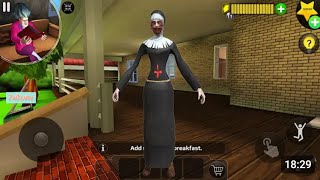 Playing as Evil Nun in Scary Teacher New Levels Troll Granny Every Day