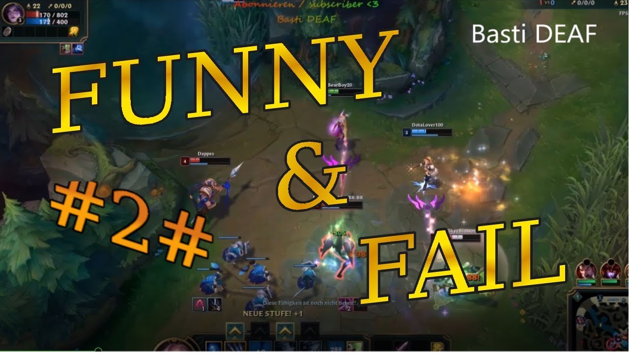 League of Legends Top 5 Fails & Best 2# | LoL Funny Moments - YouTube