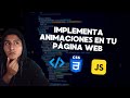Implementa animaciones en tu página Web
