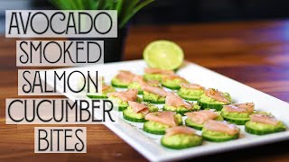 Avocado Smoked Salmon Cuber Bites