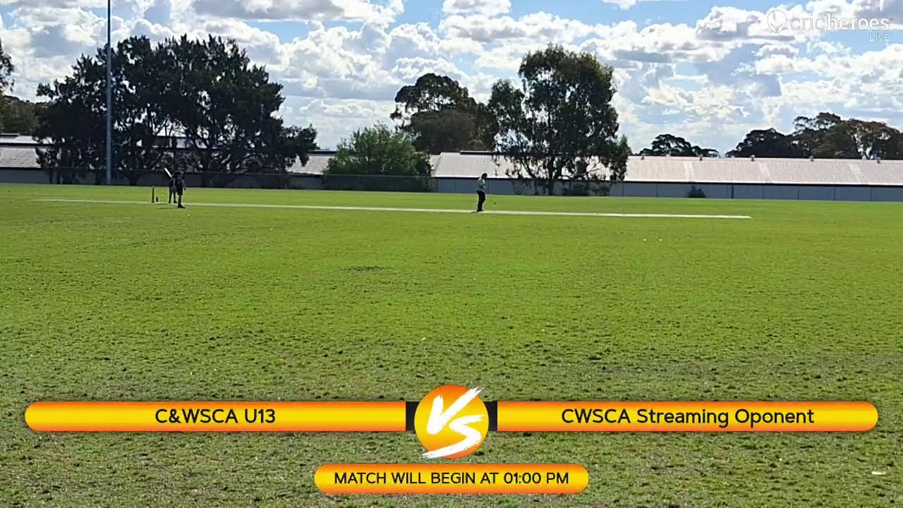 C&WSCA U13 vs CWSCA Streaming Oponent live cricket match | Individual live - Bennett Park 1 Sydney (