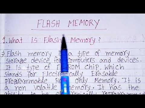 Flash memory kya hai|definition of flash memory|what is flash memory in ...