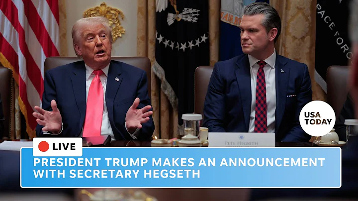 WATCH LIVE: President Trump, Secretary Hegseth make announcement