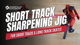 Bont sharpening jig for ice speed skating short track and long track