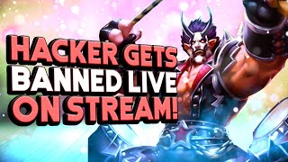 Hacker Gets Banned Live On Stream!