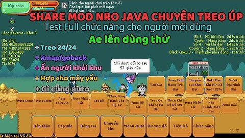 MOD JAVA - BẢN MOD NRO 214 Test full chức năng cho người mới dùng, phù hợp với nhiều dòng máy .