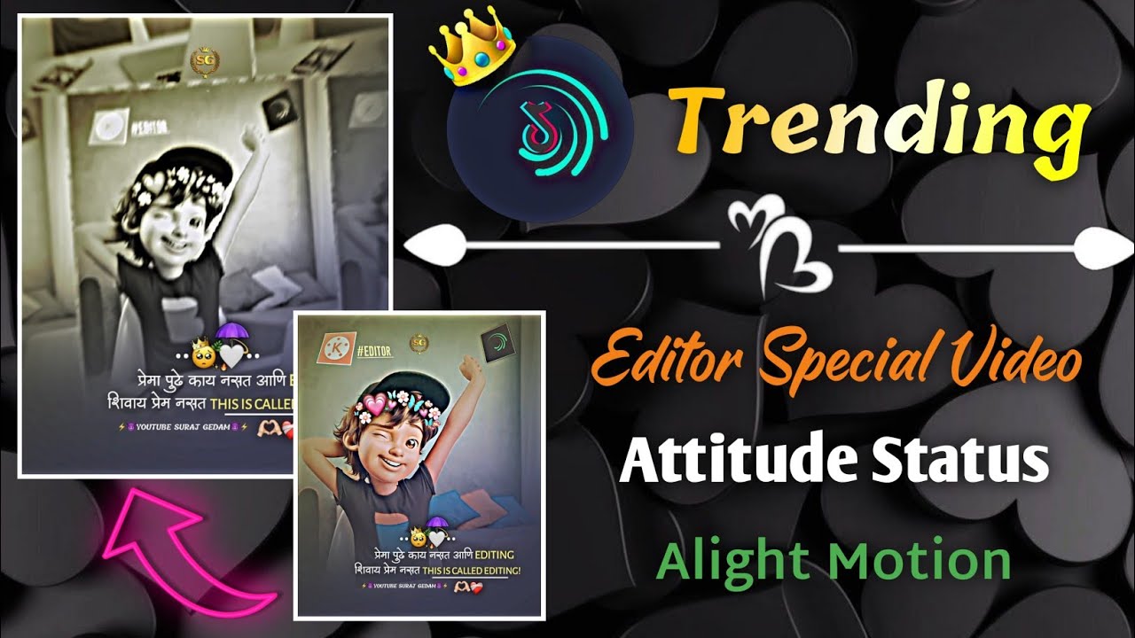 Editor Special Video Editing Alight Motion || Attitude Status Video || Boys Attitude Status ?