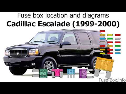 Fuse box location and diagrams: Cadillac Escalade (1999-2000)