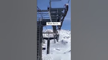 Scariest Ski Lift in Europe!