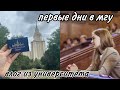 Первая неделя в мгу на химическом факультете || МГУ || University vlog || практикумы, лекции || MSU