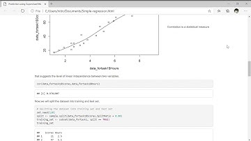 Prediction using Supervised ML