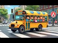 wheels on the Bus, nursery rhymes for kids bleach on the bus, cartoon rhymes,