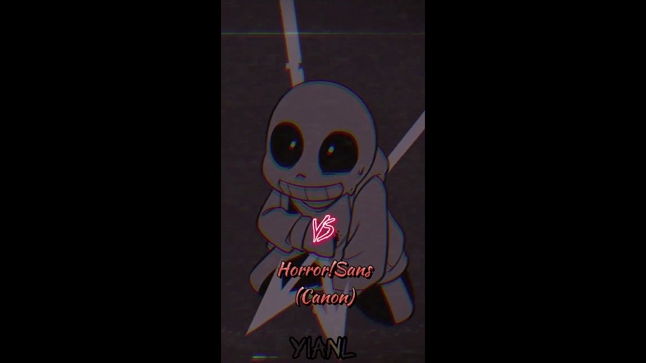 Killer!Sans vs Horror!Sans (both Canon) #1v1 #shorts 