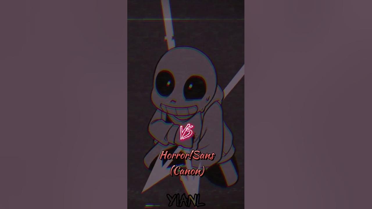 Killer!Sans vs Horror!Sans (both Canon) #1v1 #shorts 