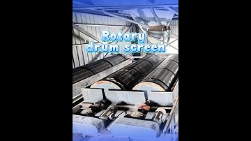 High-capacity, strong adaptability, material screening equipment rotary screen #screeningmachine
