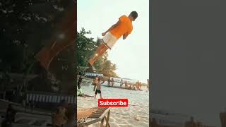Watch How Some Kids Jump Into River