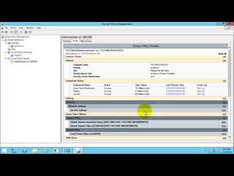 How to Configure GPO in Windows Server 2012