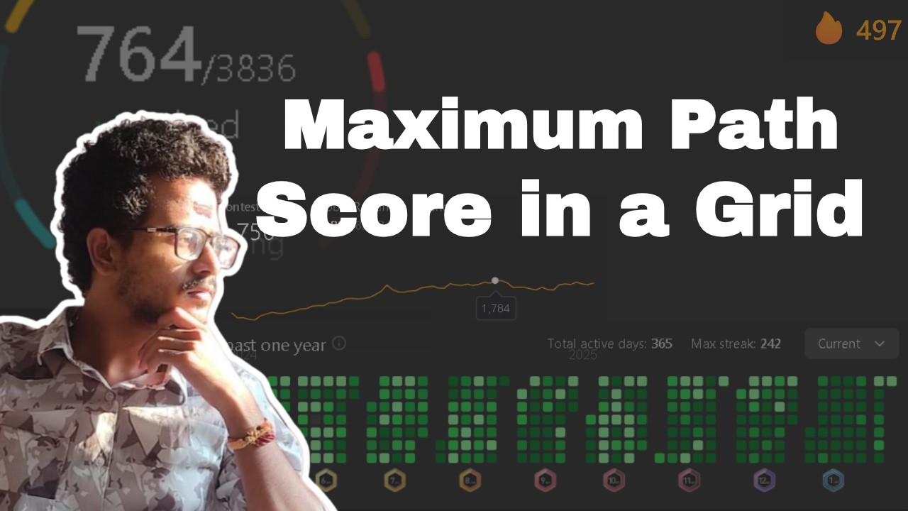 Maximum Path Score in a Grid LeetCode - YouTube