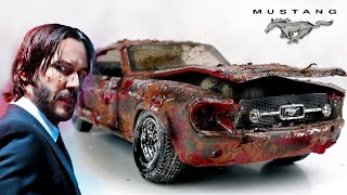 Restoration Ford Mustang GT John Wick’s Abandoned Muscle Model Car