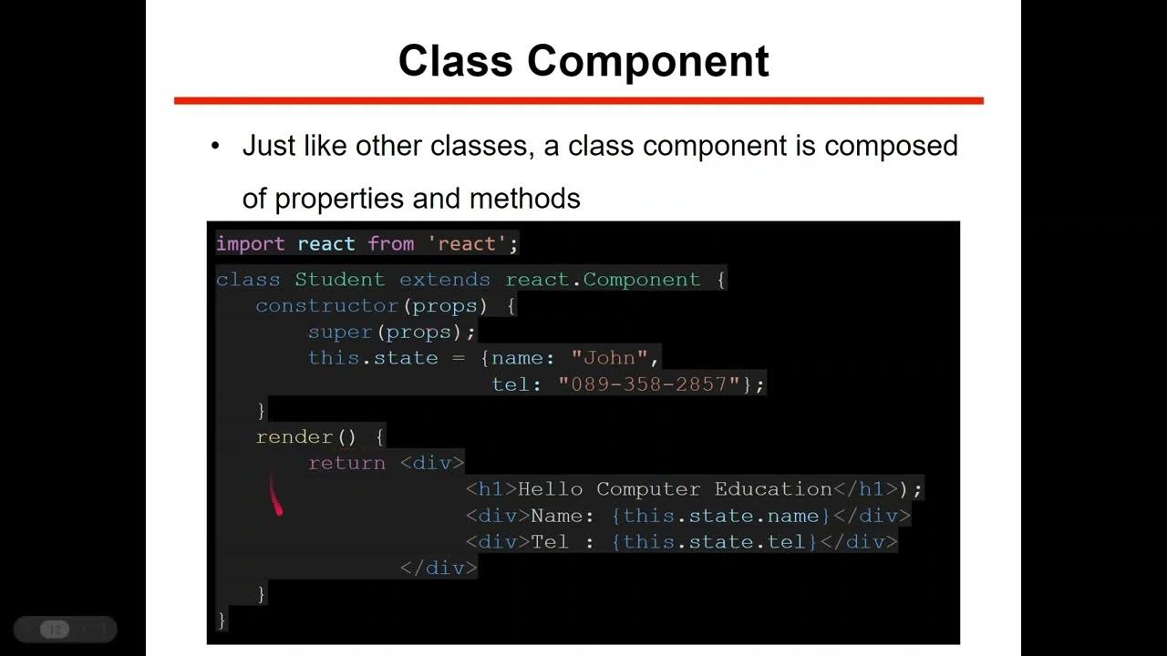 ReactJS 2: React Component - YouTube