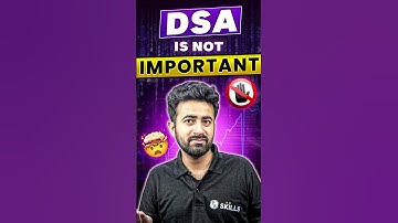 DSA is not so Important for your Coding Career!! #shorts #collegewallah