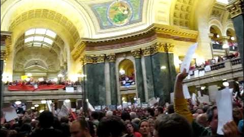 Madison, Wisconsin Protest, Day Two: This is What Democracy Looks Like