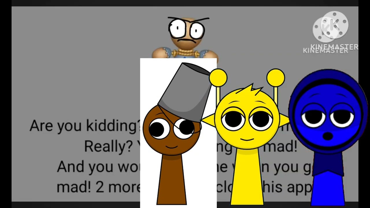 Kick the buddy Anti Piracy Screen with brud and simon and Jevin Remake Kinemaster@WAGDHN2025