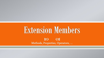 Extension Members in C# 14