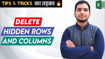 Delete Hidden Rows and Columns in Excel Without VBA #excelhurdles