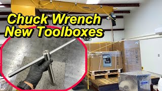 Saturday Night Special 358: 3 Jaw Chuck Wrench, New Tool Boxes